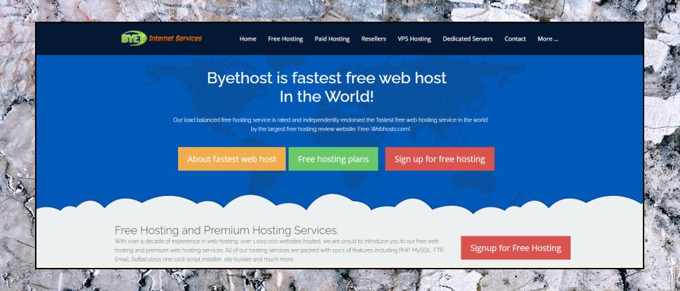 Byethost free hosting