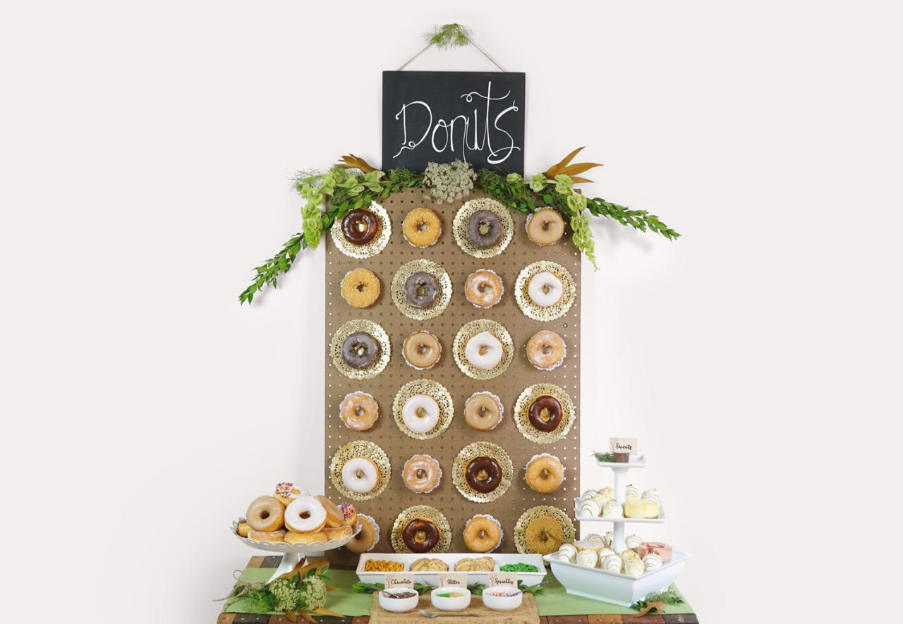 Diy donut wall